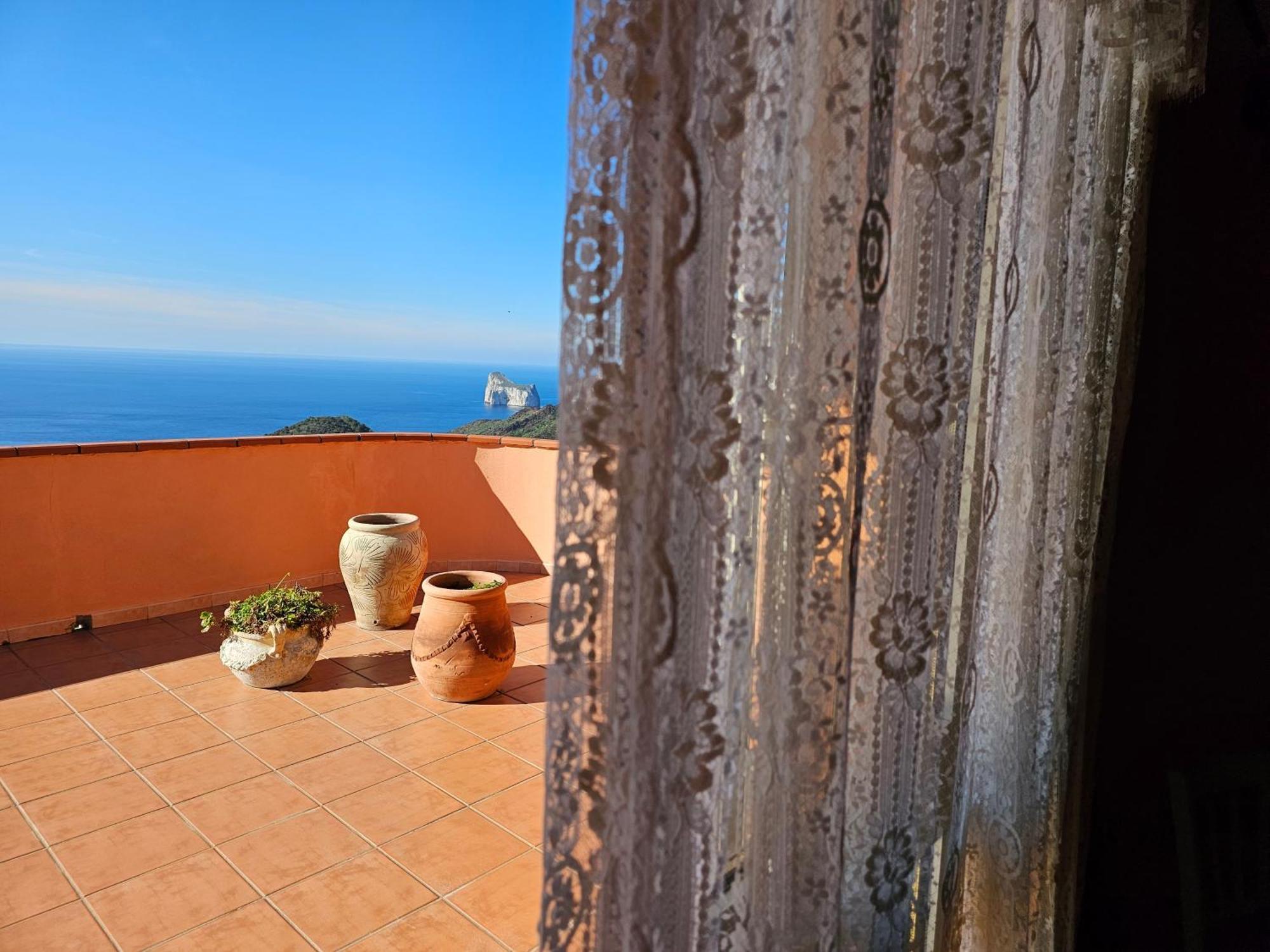 Villa Casa Con Magnifica Vista Mare Nebida Esterno foto